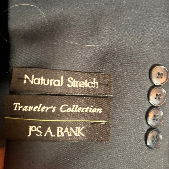 Jos. A. Bank Dark Blue Suit - Tags $760 - Jacket Size 50 - pants 42 Long - Picture 2 of 8